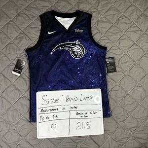 Nike Orlando Magic Jersey Boys Large Blue Galaxy Paolo Basketball Florida NBA